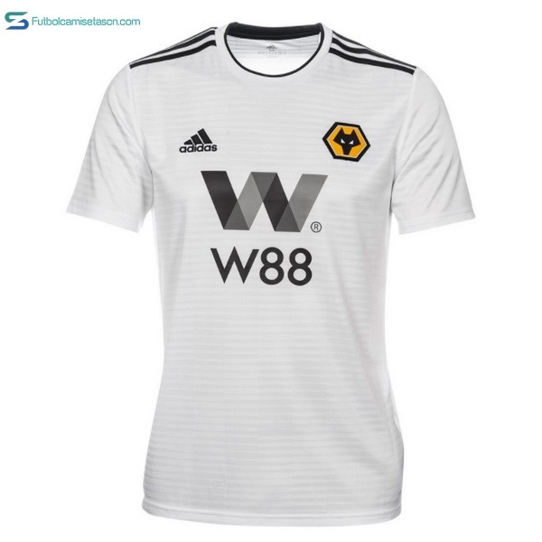 Camiseta Wolves 2ª 2018/19 Blanco